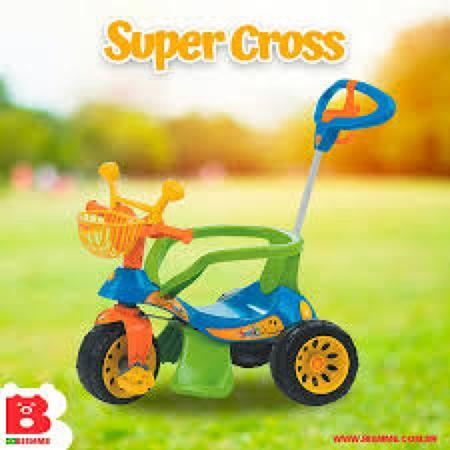 Carrinho Infantil Passeio Com Empurrador Super Cross - Biemme - Rosa