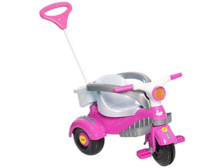 Carrinho Passeio Flores Infantil Pedal Motoca Buzina Hastes Overlar:  Produtos para sua casa, móveis, tecnologia, brinquedos e eletrodomésticos