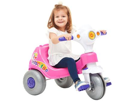 Triciclo Infantil Calesita com Empurrador Velocita - Haste Removível -  Velotrol e Triciclo a Pedal - Magazine Luiza