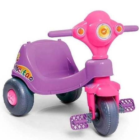 Triciclo Infantil Calesita Velocita - 2 em 1 - Pedal e Passeio com