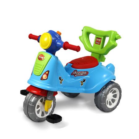 Triciclo Infantil Carrinho Motoca Passeio C/ Empurrador Bebe