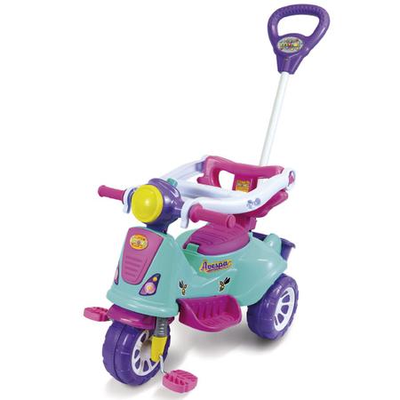 Triciclo Infantil Carrinho Motoca Passeio C/ Empurrador Bebê