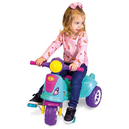 Triciclo Infantil Carrinho Motoca Passeio C/ Empurrador Bebê - MARAL -  Velotrol e Triciclo a Pedal - Magazine Luiza