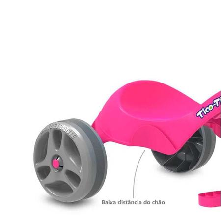 Triciclo Motoca Infantil A Pedal Resistente Rosa Bandeirante - Velotrol e  Triciclo a Pedal - Magazine Luiza