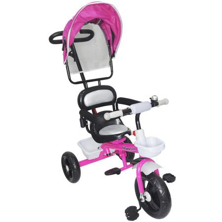 Triciclo Motoca Infantil A Pedal Resistente Rosa Bandeirante - Velotrol e  Triciclo a Pedal - Magazine Luiza