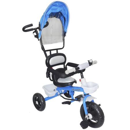 Triciclo Infantil Com Haste Empurrador Até 25 kg Rodas Passeio Capota Chuva  Sol Giratório 2 em 1 Passeio e Pedal Ajustável Multifuncional - Baby Style  - Velotrol e Triciclo a Pedal - Magazine Luiza