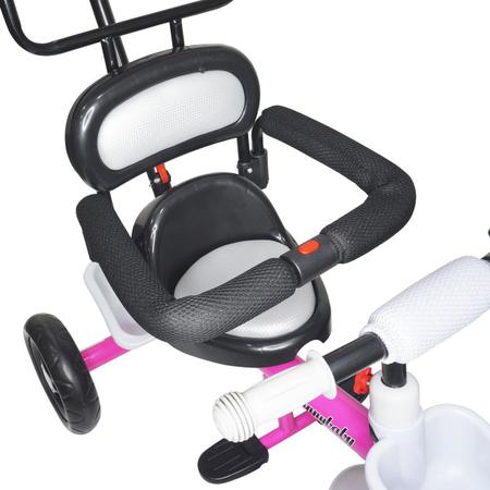 Triciclo Motinha Bel Brink 2 em 1 com Capota e Pedal para Passeio Azul - Ri  Happy