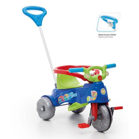 Triciclo infantil com empurrador E protetor 1-3 anos velocita calesita na  Americanas Empresas