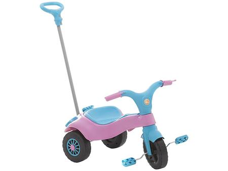 TRICICLO INFANTIL MOTOCA PRAIA E CAMPO COM EMPURRADOR - TRICICLO