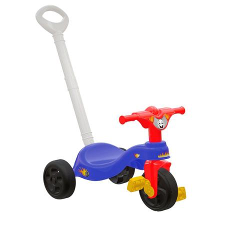 Triciclo Infantil Com Empurrador Velotrol Motoca Criança Beb