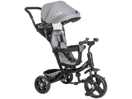 Imagem de Triciclo Infantil com Empurrar e Pedal - 521AMG com Capota Kidoo