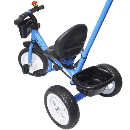 Triciclo Infantil com Haste Empurrador Pedal Motoca Velotrol 2 em