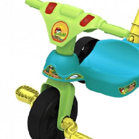 Triciclo Infantil Black Racer Green Com Empurrador Xalingo - xalingo