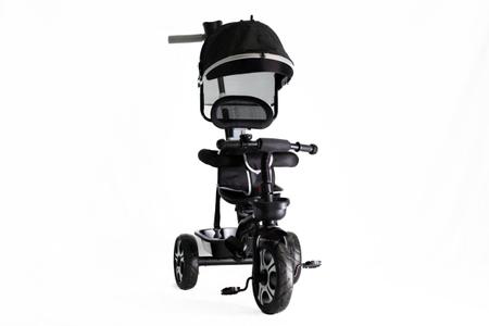 Triciclo Infantil com Empurrador e Capota Removível 2 em 1 Zupa Preto Baby  Style Baby Style Bebê Tropical Multiloja