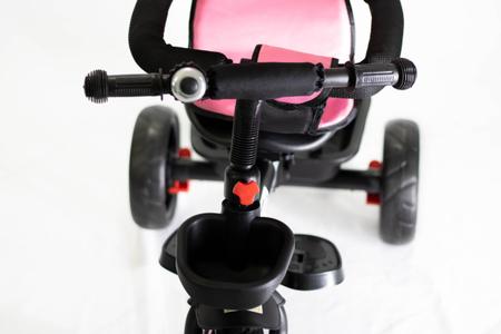 Imagem de Triciclo Infantil Empurrador Com Capota 2 em 1 Zupa Rosa Baby Style