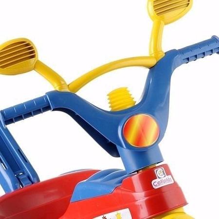 Triciclo Infantil Empurrador Menino Policial C/ Som Cotiplas Imagem de Triciclo Infantil Empurrador Menino Policial C/ Som Cotiplas