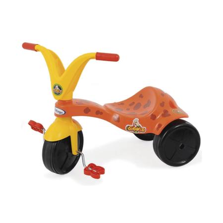 Imagem de Triciclo Infantil Girafito Amarelo e Laranja Xalingo