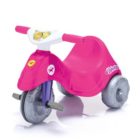 Motoca Carro de Passeio Infantil Velotrol Lelecita Rosa - Loja