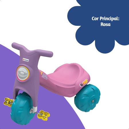 Triciclo Infantil Super Turbo Rosa - xalingo