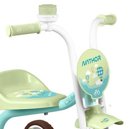 Triciclo Infantil Motoca Menina Nathor Baby Verde