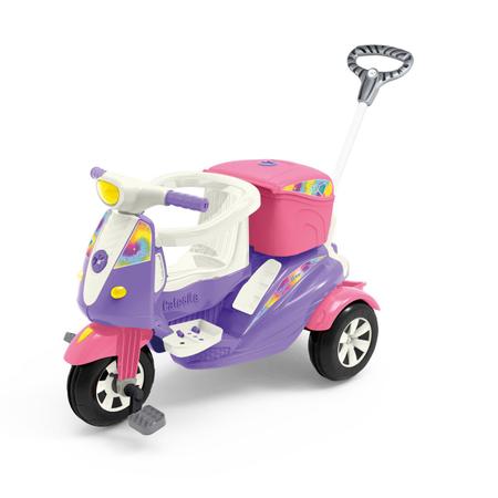 Moto Infantil De Passeio Ou Pedal c/ 02 Lugares Calesita no Shoptime