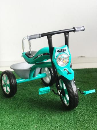 Motoca Triciclo Infantil Colorida Com Som E Luz De Passeio