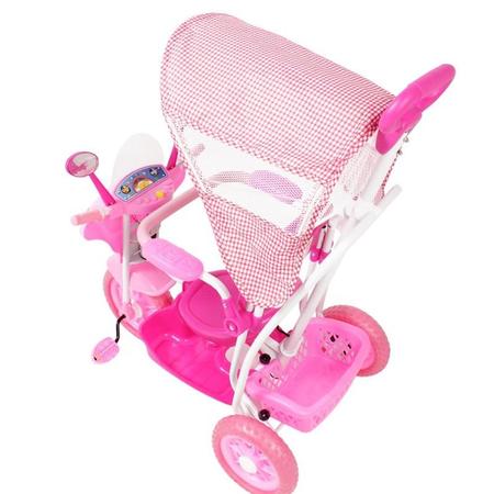 Imagem de Triciclo Infantil Moto Rosa - Bel Brink