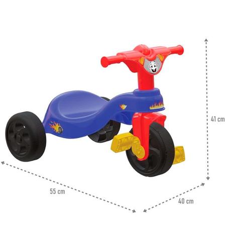 Triciclo Infantil Com Empurrador Velotrol Motoca Criança Beb