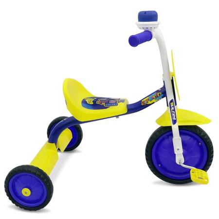 Triciclo Nathor Motoca Masculina Azul Bicicleta Infantil : :  Casa