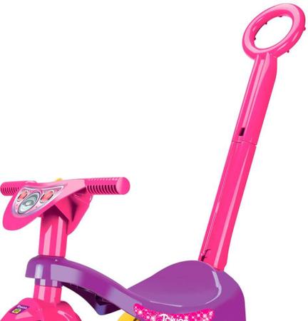 Triciclo Motoca Infantil Princesa Judy Com Haste Tchuco Samba Toys