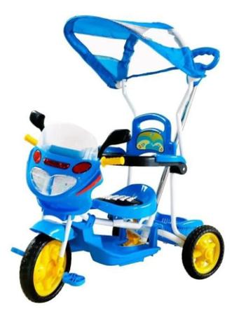 Triciclo Infantil Bebe Motoca Passeio C/ Som Luz Empurrador - DM Brasil -  Velotrol e Triciclo a Pedal - Magazine Luiza