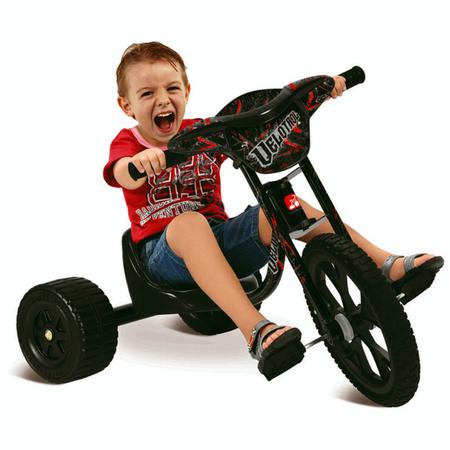 Triciclo Infantil Motoca Radical Menino 14 Speed Preto Velotrol