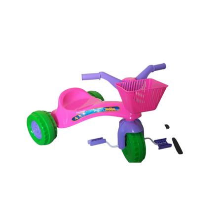 Triciclo Motoca Velotrol Tico Tico Infantil Rosa Omotcha - Chic Outlet -  Economize com estilo!