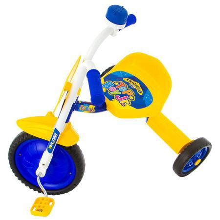 Triciclo Nathor Motoca Masculina Azul Bicicleta Infantil