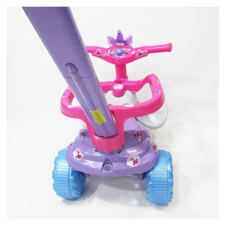Triciclo Motoca Infantil Tico Tico Uni Love Com Luz - Magic Toys