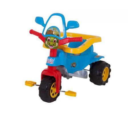 Triciclo Motoca Velotrol Para Crianças Infantil Velocípede Empurrador  Dinossauro