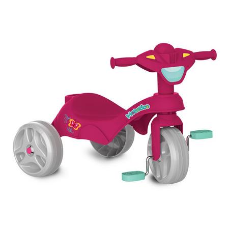 Triciclo Infantil Mototico com Empurrador - Bandeirante - Shop Coopera