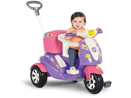 Triciclo Moto Infantil Passeio E Pedal 2 Em 1 Calesita Azul - Velotrol e  Triciclo a Pedal - Magazine Luiza