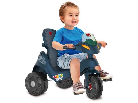 Triciclo Infantil Bandeirante Velobaby com Buzina Azul