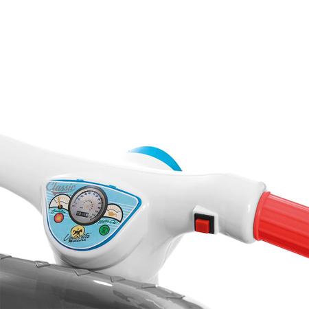 Triciclo Infantil Com Empurrador Velocita Classic Azul - Bom Preço Magazine