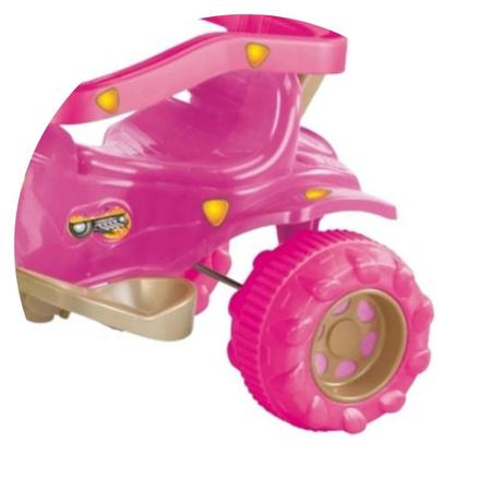 Triciclo Infantil Com Pedal Motoca Menina Suporta ate 24kg Velotrol Tico  Tico Aprox 2 anos