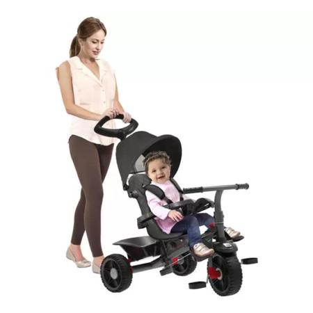 Triciclo Infantil Com Empurrador Bandeirante Triciclo Smart