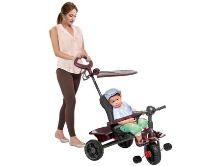 Triciclo Infantil Com Empurrador Bandeirante Triciclo Smart