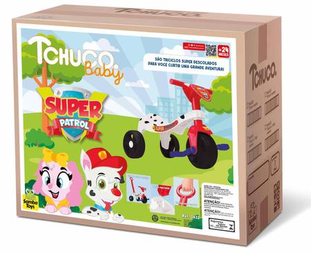 Imagem de Triciclo Infantil Tchuco Super Patrulha Samba Toys Baby