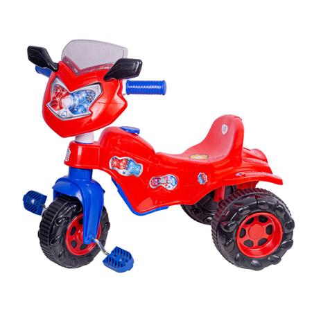 Triciclo Motoca Com Empurrador Vermelho