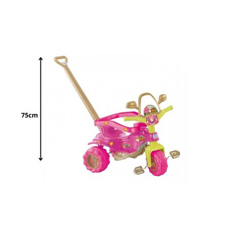 Triciclo Velotrol Motoca Tico Tico Dino Pink - Magic Toys