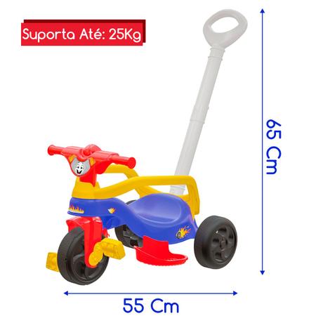 Motoca Infantil Velotrol Tico Tico Vermelho Menino Triciclo