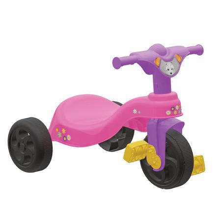 Triciclo Infantil Com Empurrador Bebe Motoca Menino Menina