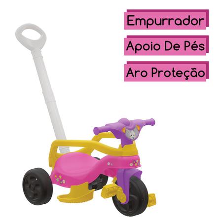 Motoca Infantil Triciclo Ticotico Menina Menino C/empurrador em