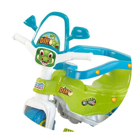 Brinquedo Motoca Infantil Triciclo Herói Amarelo Com Haste no Shoptime